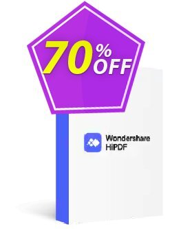 70% OFF Wondershare HiPDF Pro Plus Coupon code