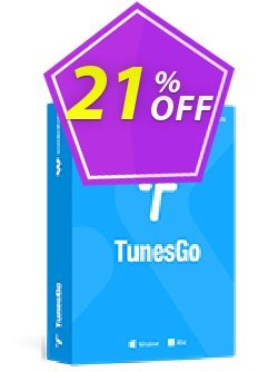 TunesGo - Suite Lifetime License Coupon discount Back to School 2022. Promotion: awful discount code of Wondershare TunesGo 2022