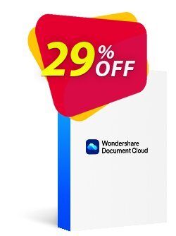 29% OFF Wondershare Document Cloud Coupon code