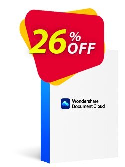 26% OFF Wondershare Document Cloud Annually, verified