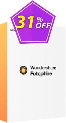 30% OFF Wondershare Fotophire Lifetime License, verified