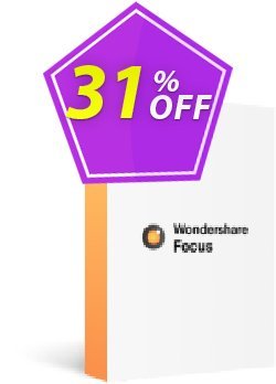 31% OFF Wondershare Fotophire Focus Lifetime License Coupon code