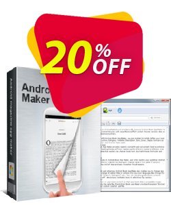 20% OFF Android Book App Maker Coupon code