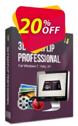 20% OFF 3DPageFlip Professional Coupon code