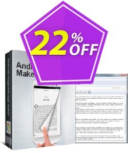 22% OFF Android Book App Maker personal Coupon code