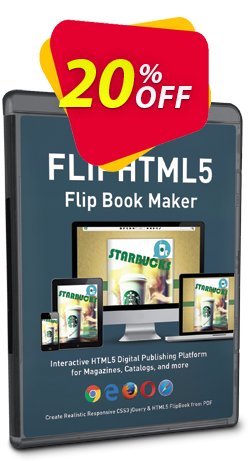 FlipHTML5 Gold Coupon discount A-PDF Coupon (9891) - 20% IVS and A-PDF