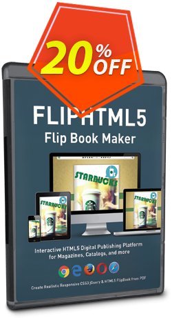 20% OFF FlipHTML5 Pro Coupon code