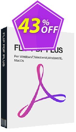 Flip PDF Plus for MAC Coupon discount 43% OFF Flip PDF Plus for MAC, verified