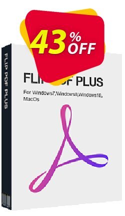 43% OFF Flip PDF Plus for MAC Coupon code