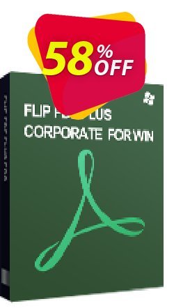 58% OFF Flip PDF Plus Corporate Coupon code