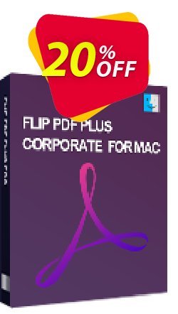 20% OFF Flip PDF Plus Corporate for Mac - 5 Seats  Coupon code