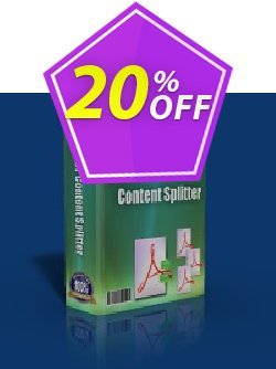 20% OFF A-PDF Content Splitter Service Coupon code