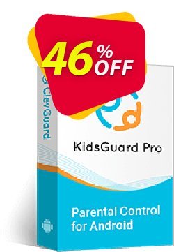 46% OFF KidsGuard Pro - 1-month plan  Coupon code