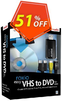 50% OFF Roxio Easy VHS to DVD 3 Plus for MAC, verified