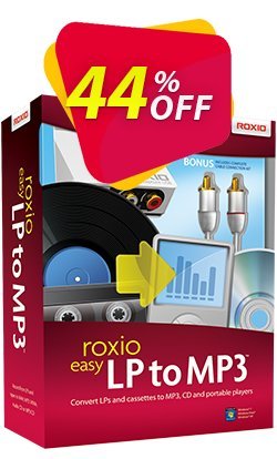 44% OFF Roxio Easy LP to MP3 Coupon code