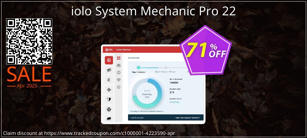 iolo System Mechanic Pro 22 coupon on National Walking Day offer