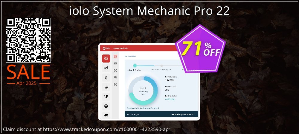 iolo System Mechanic Pro 22 coupon on National Walking Day offer