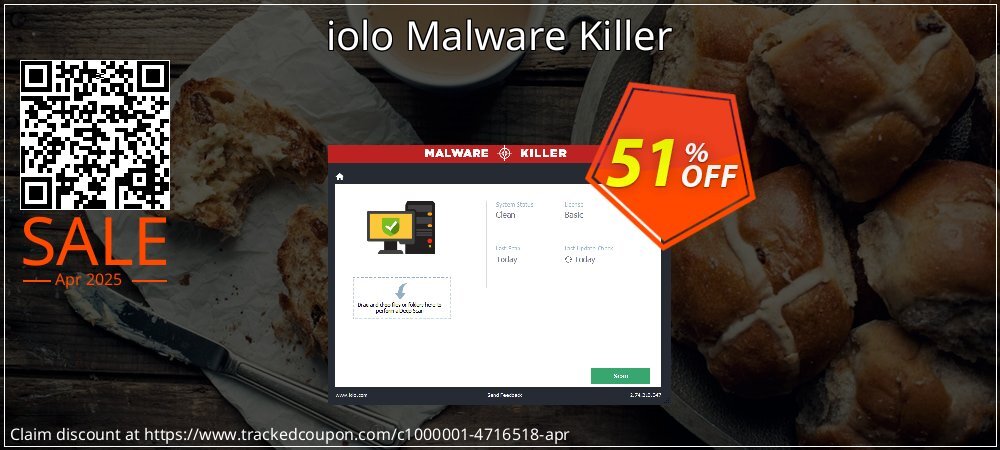 iolo Malware Killer coupon on Easter Day sales