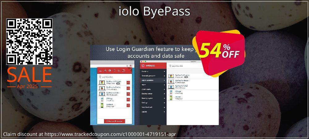 iolo ByePass coupon on Palm Sunday offering discount