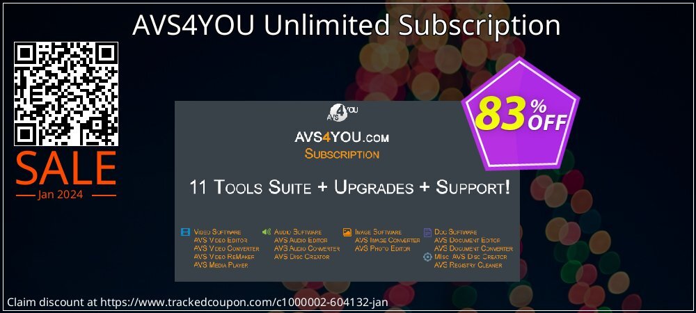 AVS4YOU Unlimited Subscription coupon on National Champagne Day offer