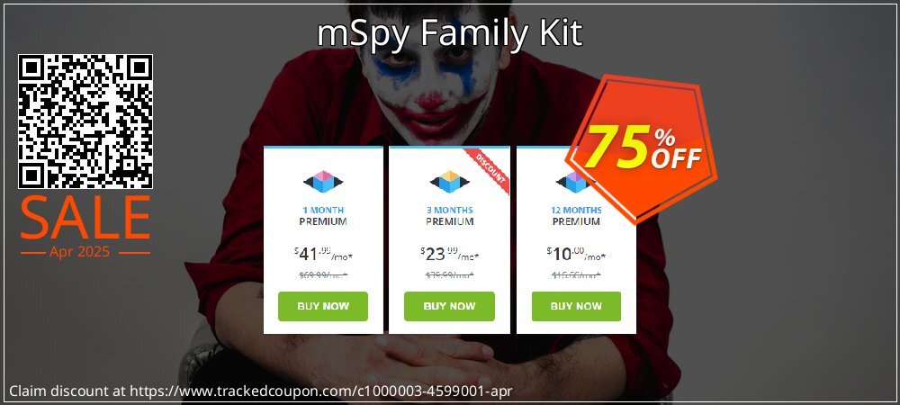mSpy Family Kit coupon on Melbourne Cup Day offering sales