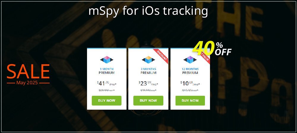 mSpy for iOs tracking coupon on National Memo Day sales