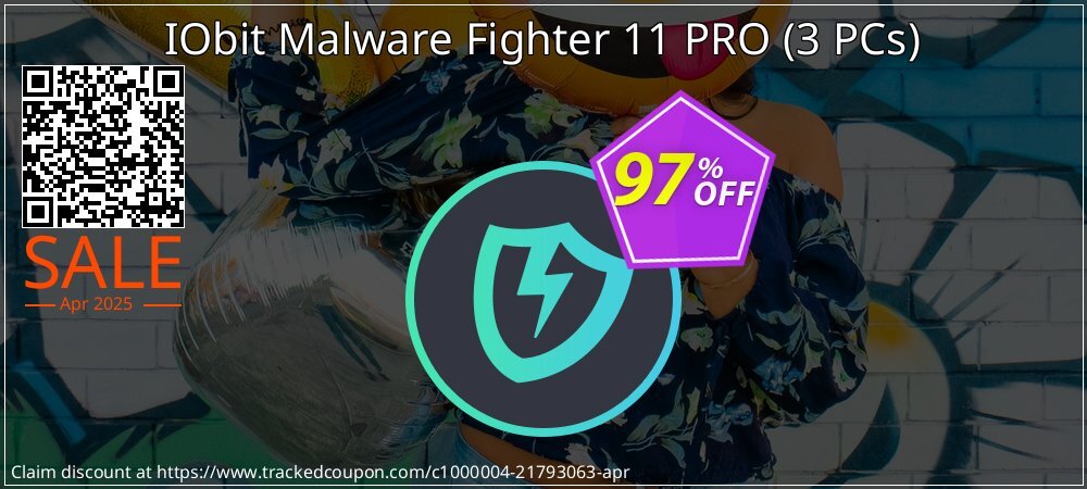 IObit Malware Fighter 11 PRO - 3 PCs  coupon on National Pizza Party Day discount