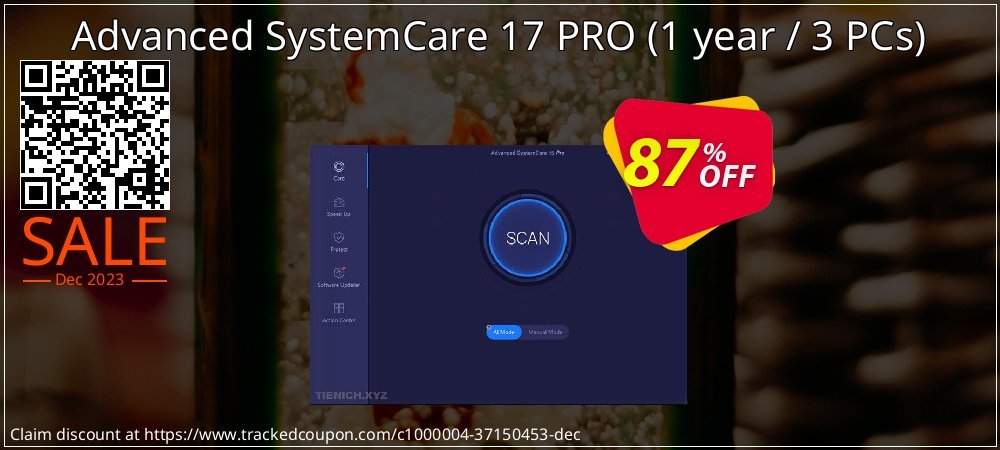 Advanced SystemCare 15 PRO - 1 year / 3 PCs  coupon on National Girlfriend Day discount