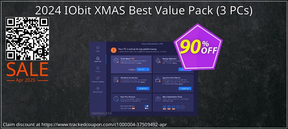 2024 IObit XMAS Best Value Pack - 3 PCs  coupon on April Fools' Day deals
