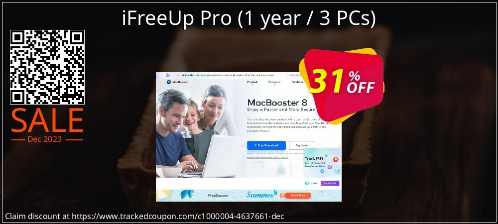 iFreeUp Pro - 1 year / 3 PCs  coupon on Egg Day super sale