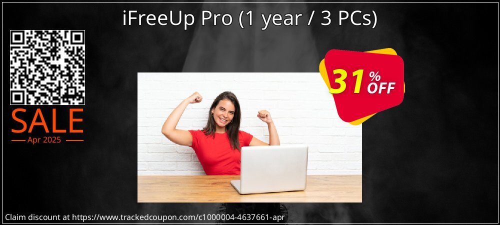 iFreeUp Pro - 1 year / 3 PCs  coupon on World Whisky Day offering sales