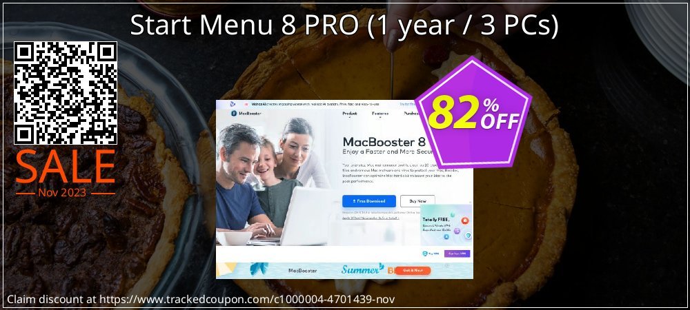 Start Menu 8 PRO - 1 year / 3 PCs  coupon on Egg Day deals