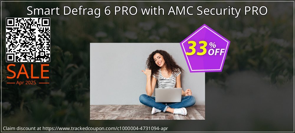 Smart Defrag 6 PRO with AMC Security PRO coupon on National Smile Day sales