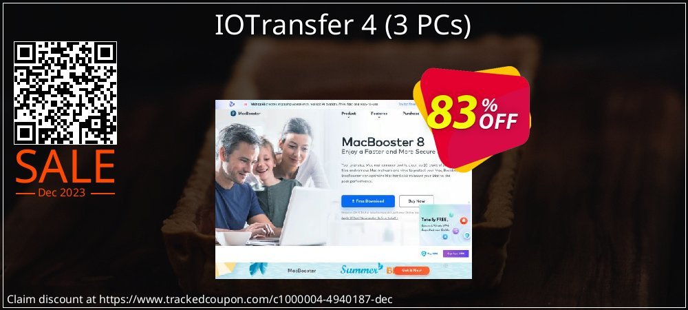 IOTransfer 4 - 3 PCs  coupon on World Oceans Day super sale