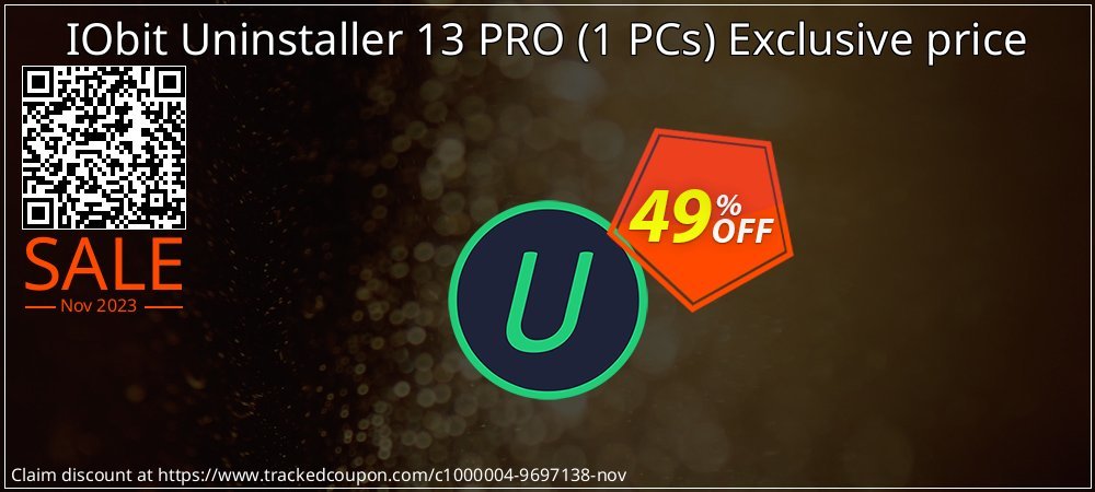 IObit Uninstaller 12 PRO - 1 PCs Exclusive price coupon on Happy New Year offer