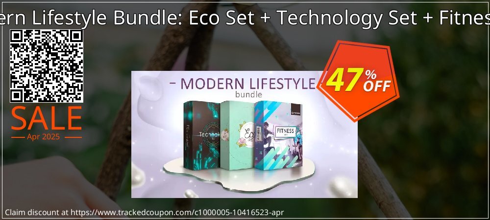 Modern Lifestyle Bundle: Eco Set + Technology Set + Fitness Set coupon on Easter Day discount