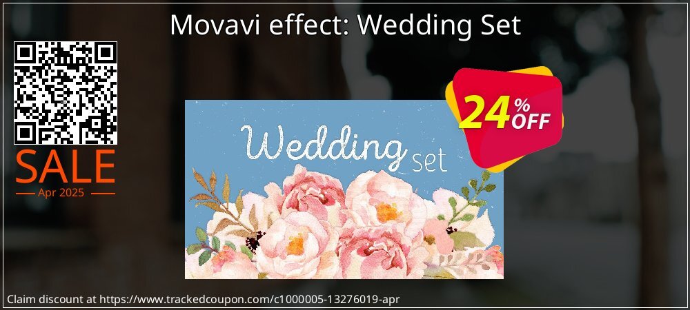 Movavi effect: Wedding Set coupon on National Smile Day offer