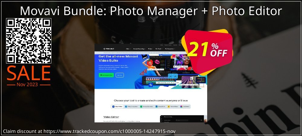 Movavi Bundle: Photo Manager + Photo Editor coupon on Mother's Day super sale