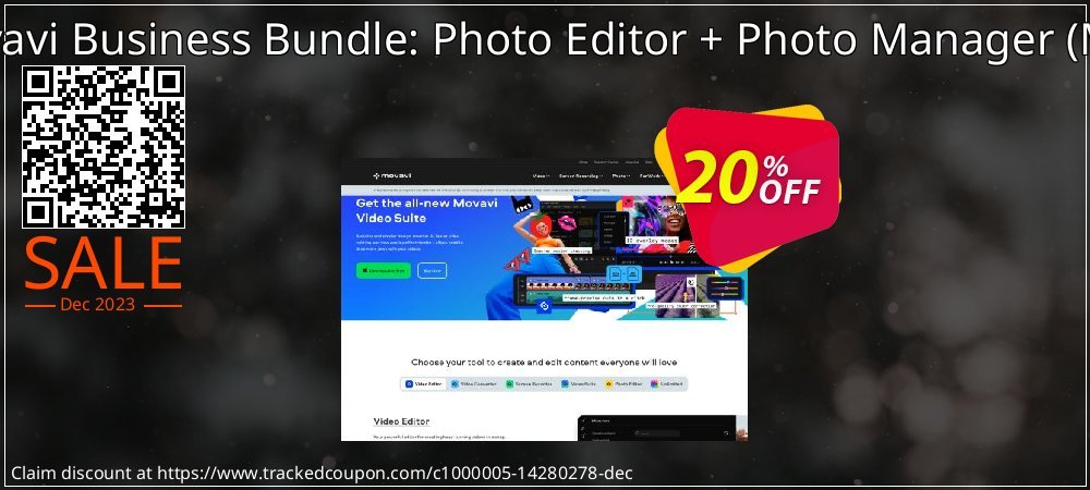 Movavi Business Bundle: Photo Editor + Photo Manager - Mac  coupon on World Bicycle Day super sale