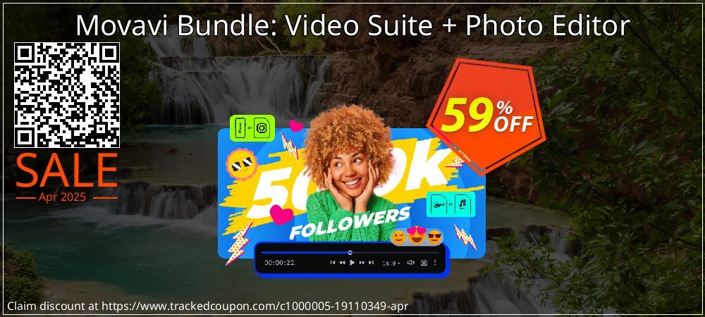 Movavi Bundle: Video Suite + Photo Editor coupon on National Smile Day deals