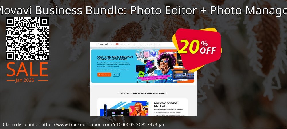 Movavi Business Bundle: Photo Editor + Photo Manager coupon on Easter Day deals