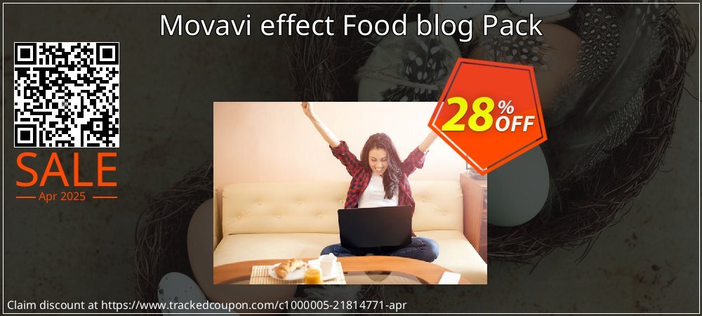 Movavi effect Food blog Pack coupon on World Party Day discount