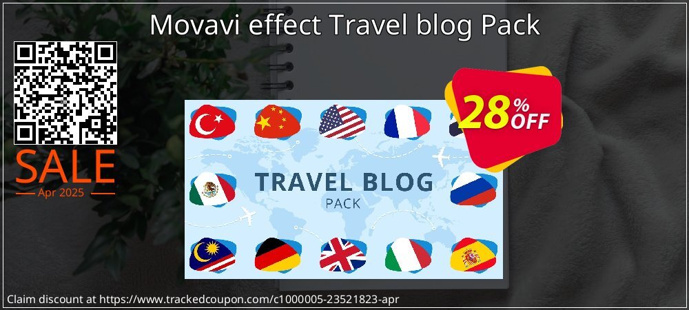 Movavi effect Travel blog Pack coupon on National Pizza Party Day promotions