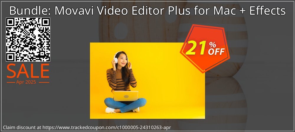 Bundle: Movavi Video Editor Plus for Mac + Effects coupon on Easter Day offer