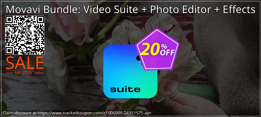 Movavi Bundle: Video Suite + Photo Editor + Effects coupon on Mother's Day offering sales