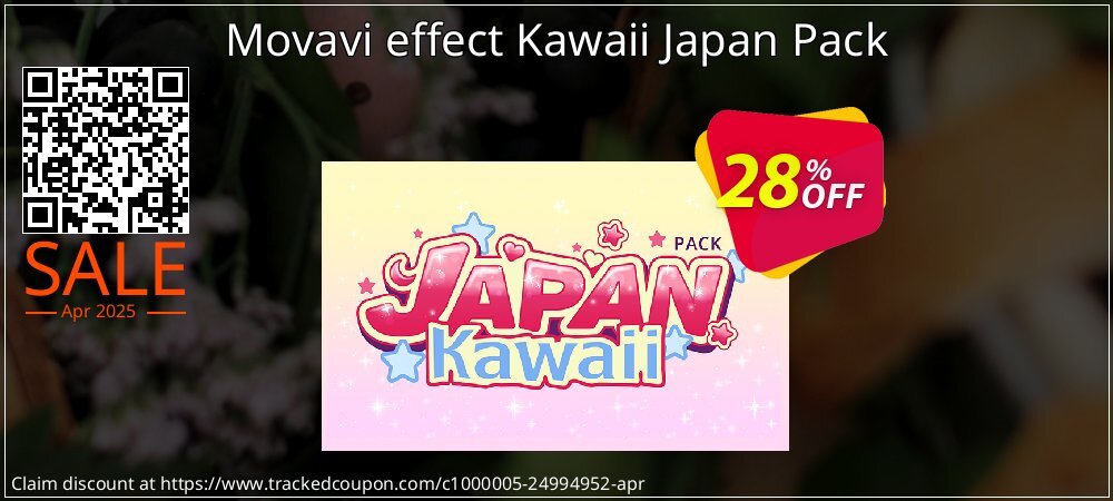 Movavi effect Kawaii Japan Pack coupon on April Fools' Day discounts