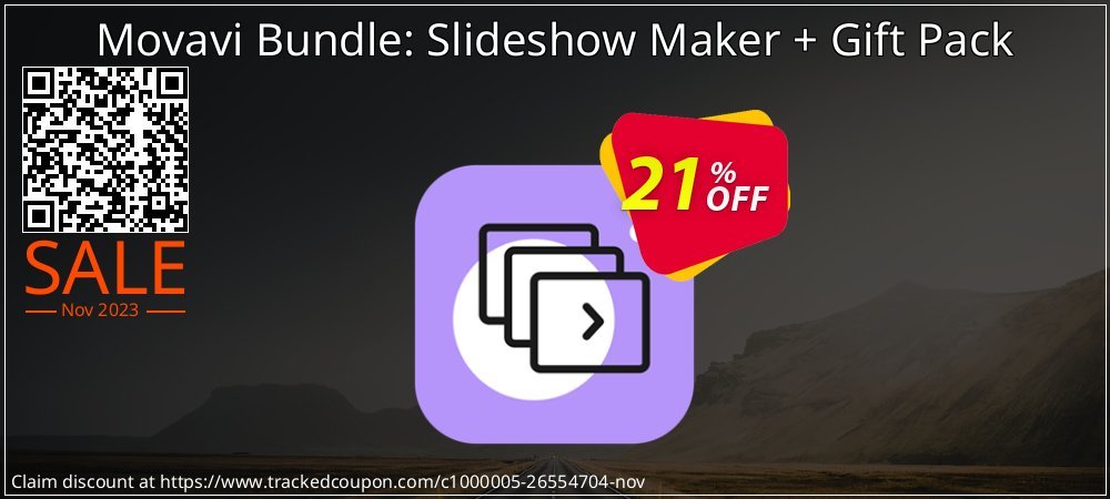 Movavi Bundle: Slideshow Maker + Gift Pack coupon on National Smile Day super sale