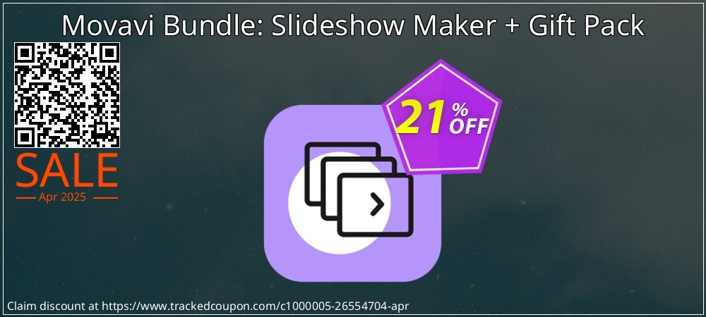 Movavi Bundle: Slideshow Maker + Gift Pack coupon on National Smile Day super sale