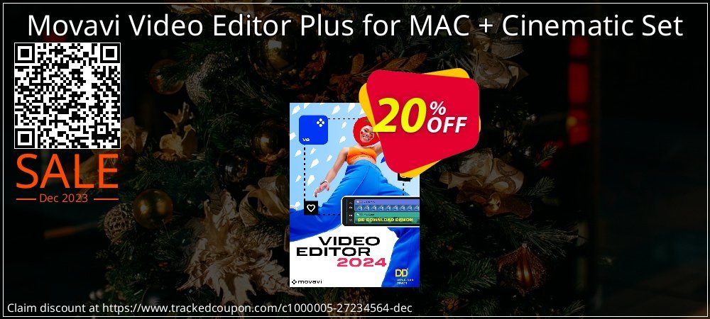 Movavi Video Editor Plus for MAC + Cinematic Set coupon on April Fools' Day offering discount