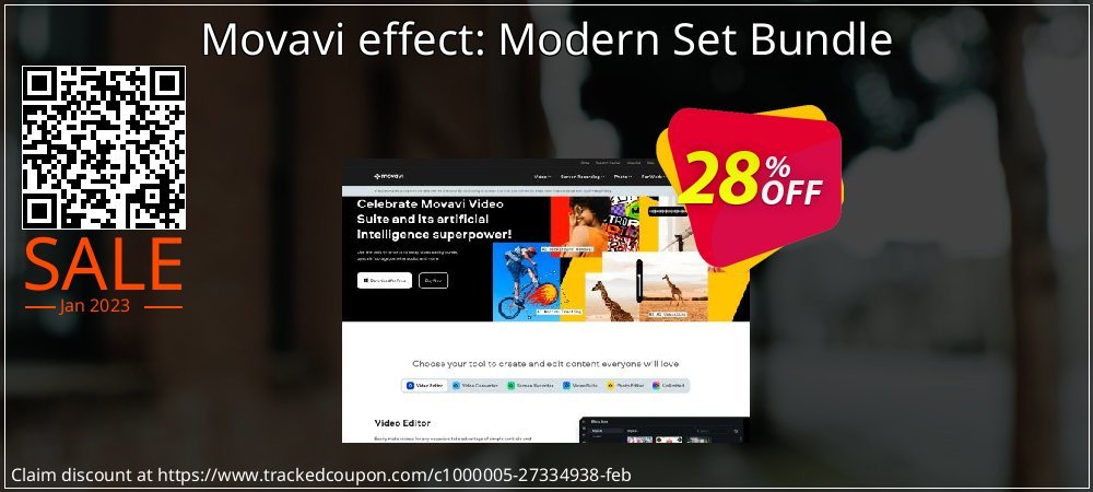 Movavi effect: Modern Set Bundle coupon on Easter Day offer